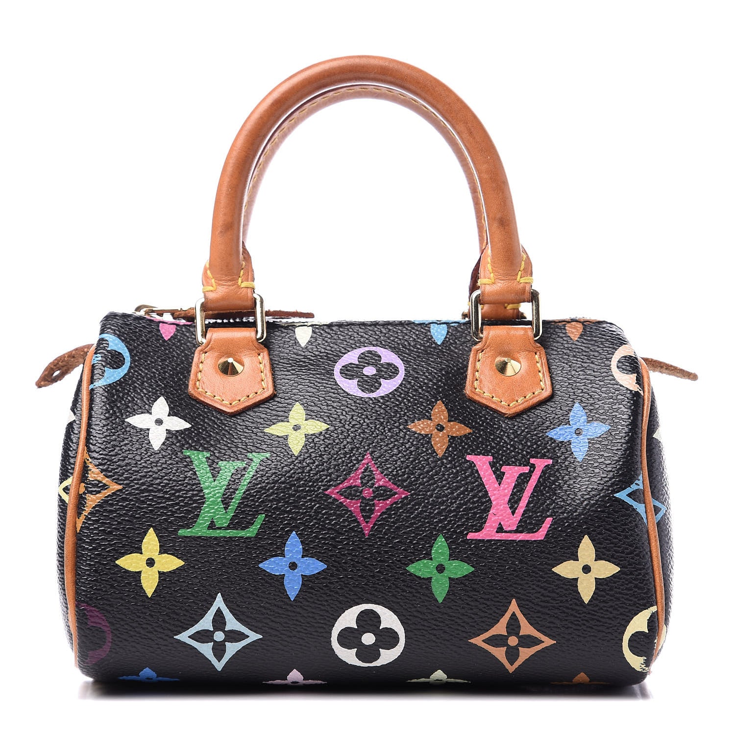 Louis Vuitton Monogram Multicolor Mini Sac HL Speedy Black 1 of 10