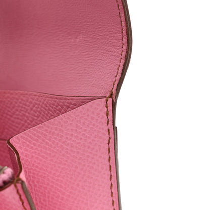 Hermes Epsom Constance Compact Passant Wallet 5P Pink 7 of 8