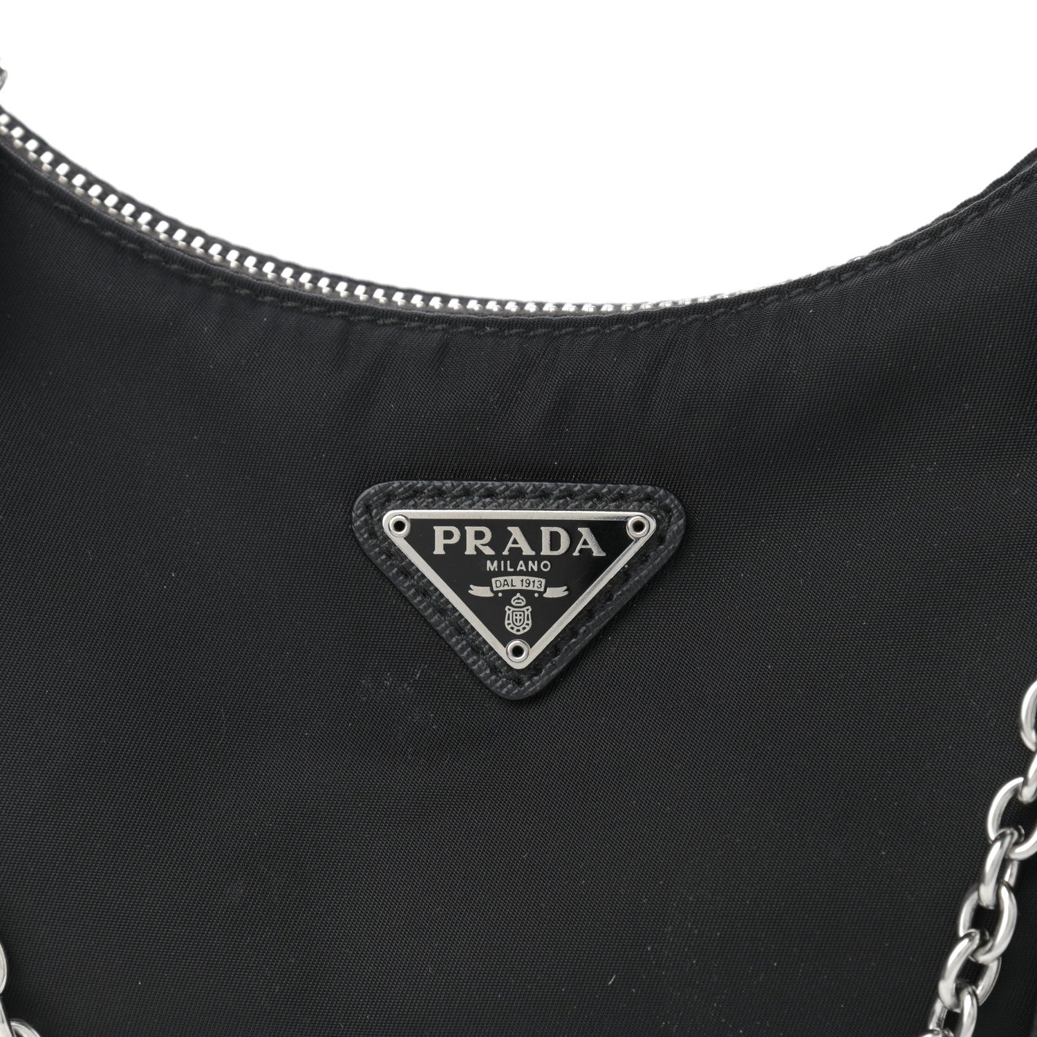 Prada Nylon Re-Edition 2005 Shoulder Bag Black 9 of 12
