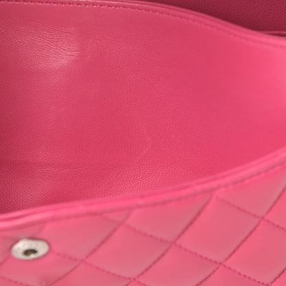 Chanel Lambskin Quilted Medium Double Flap Fuchsia 17 of 19