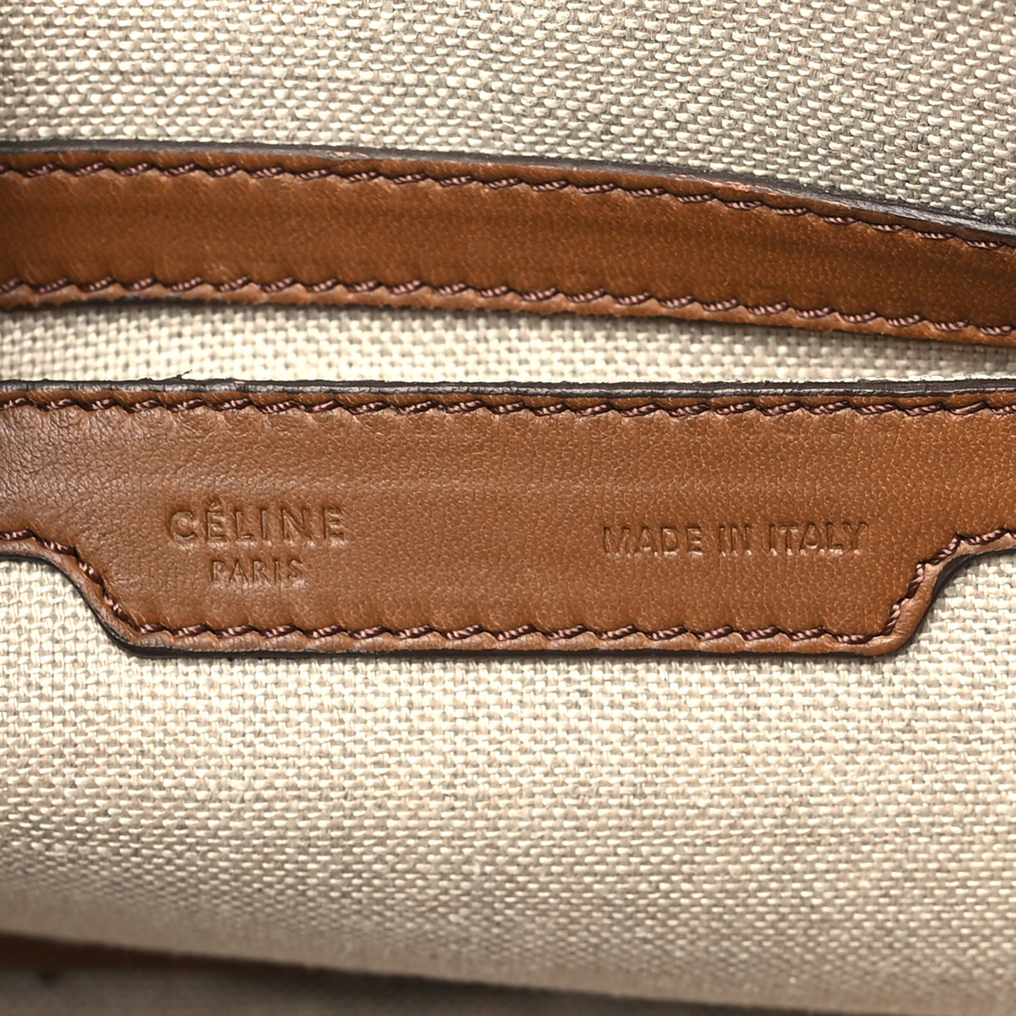 Smooth Calfskin Small Triptyque Satchel Brown