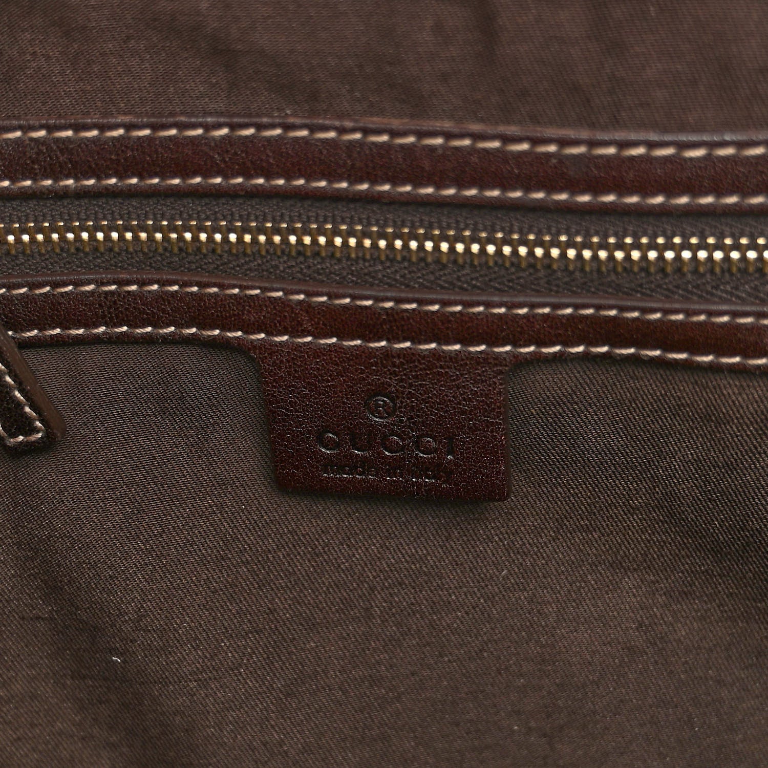 Gucci Monogram Large Positano Tote Brown 6 of 11