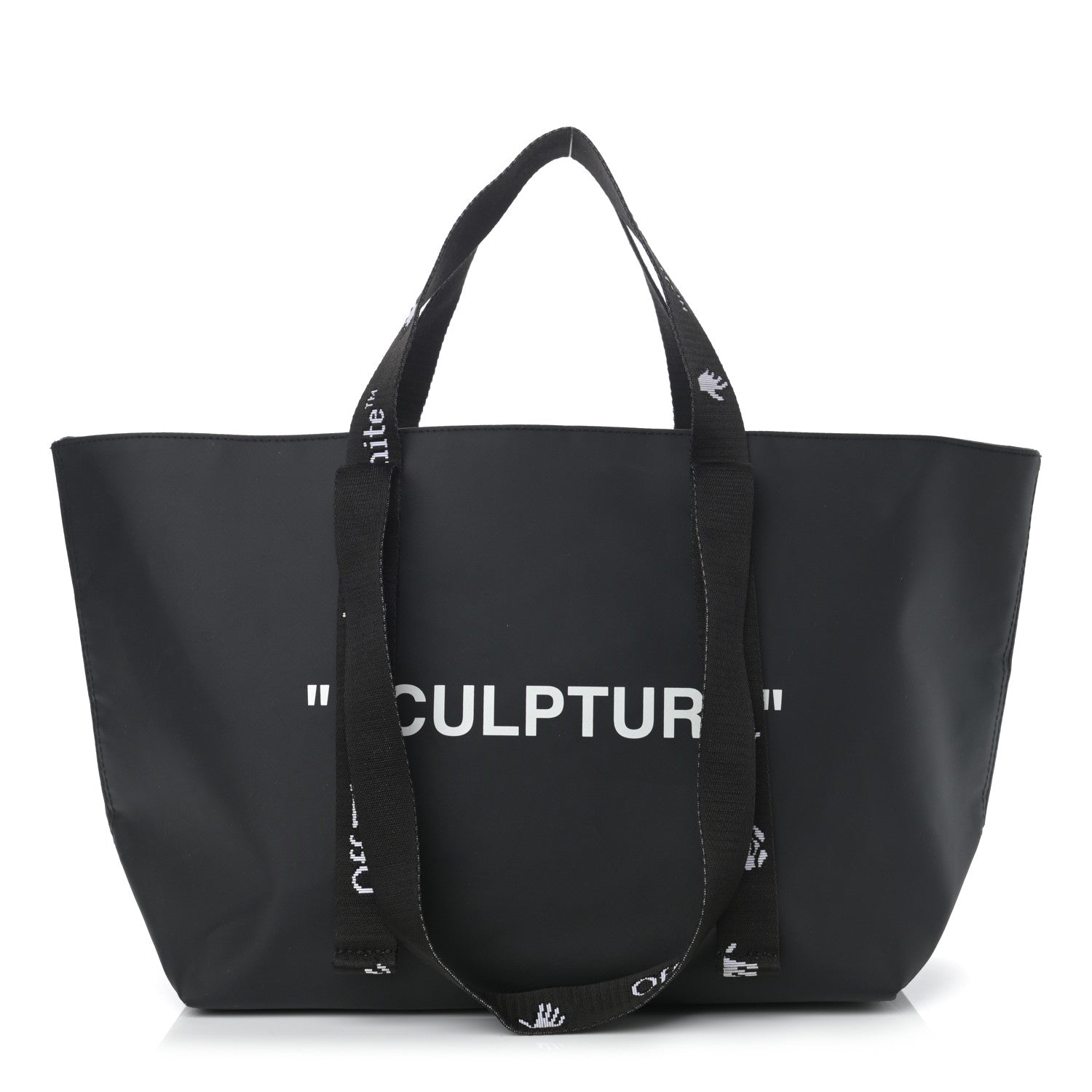 Off-White Nylon Sculpture Tote Bag Black 1 of 13