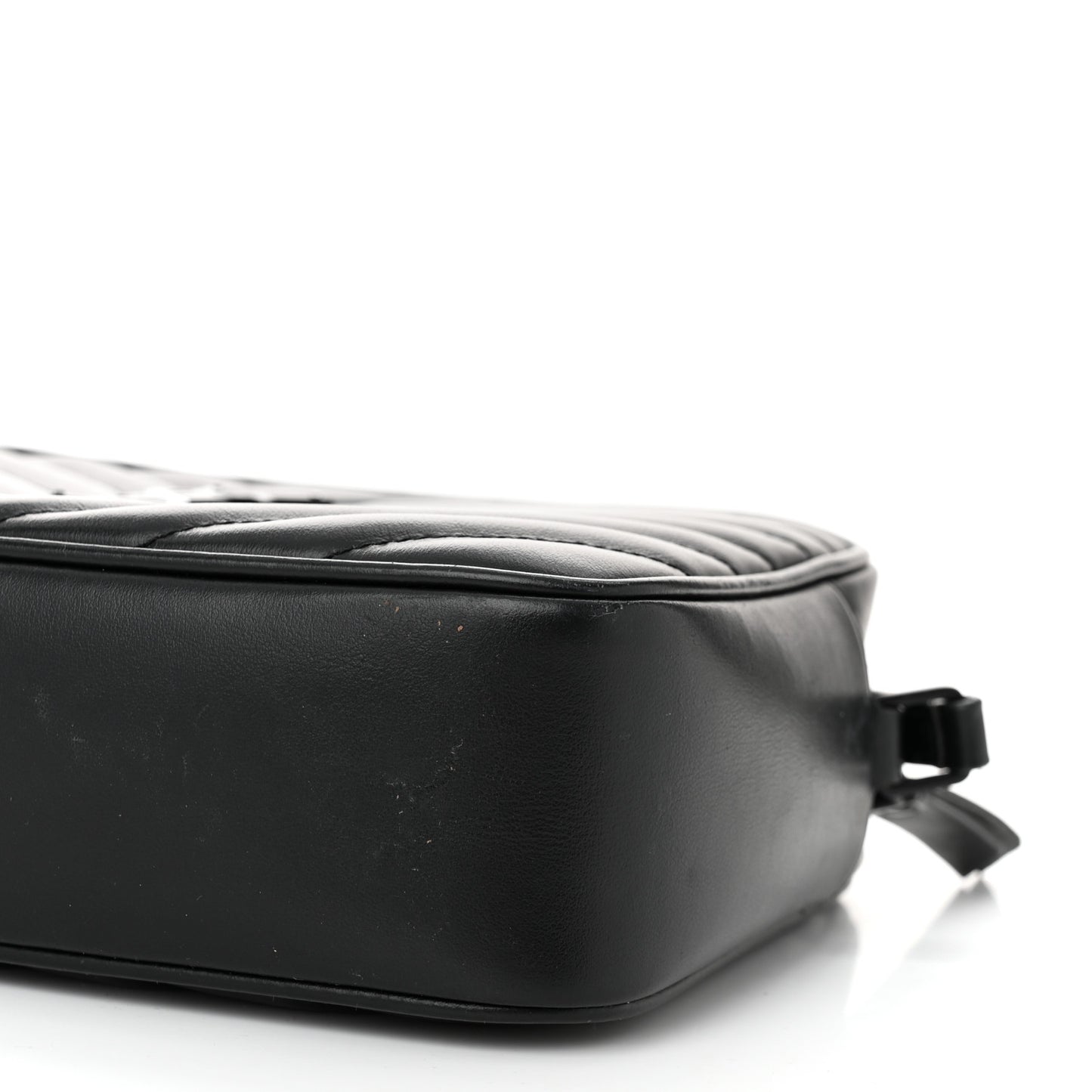 Calfskin Matelasse Monogram Monochrome Lou Camera Bag Black