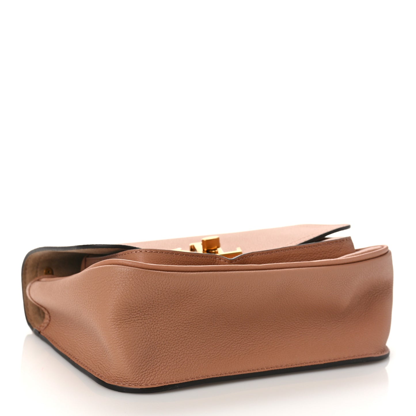 Grained Calfskin Lockme Chain Bag PM Rose Silk