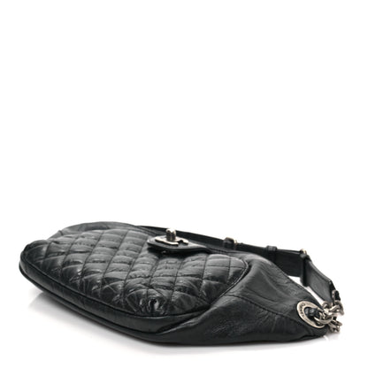 Chanel Crumpled Calfskin Quilted Casual Rock Waist Bag Fanny Pack Black 8 of 8