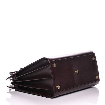 Saint Laurent Calfskin Large Sac De Jour Carryall Amarena 4 of 6
