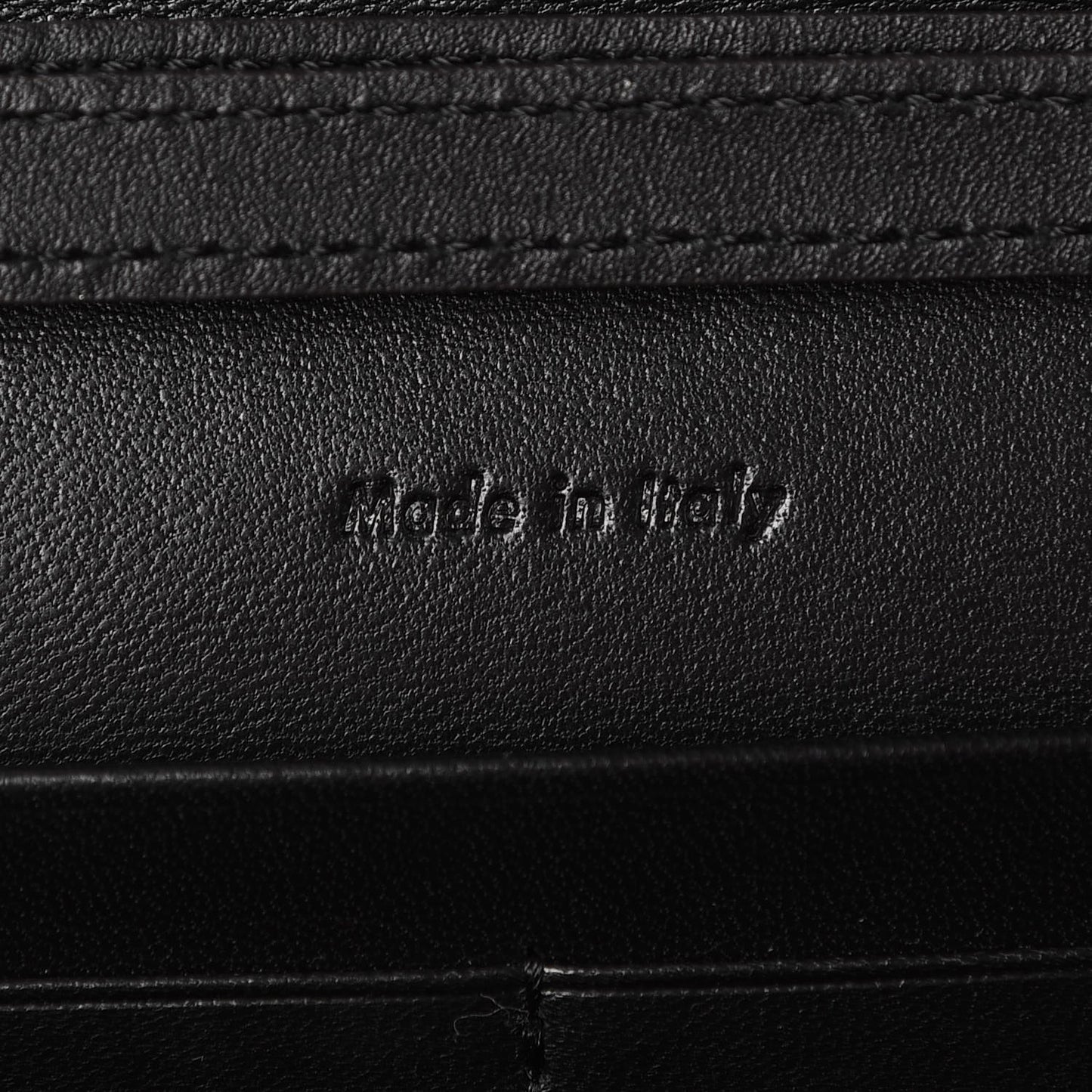 Shiny Calfskin Clutch on a Chain Multicolor