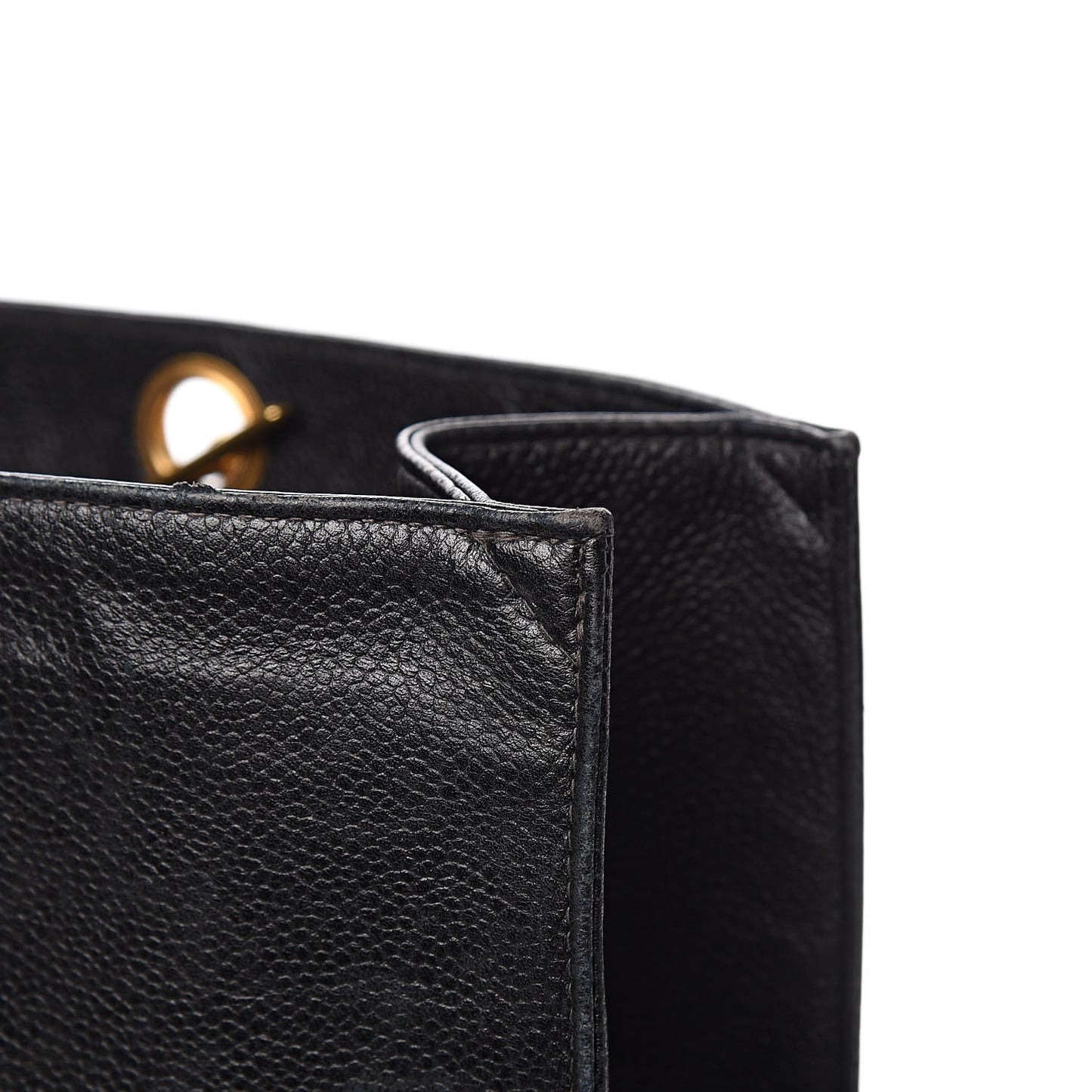 Caviar CC Shoulder Bag Black