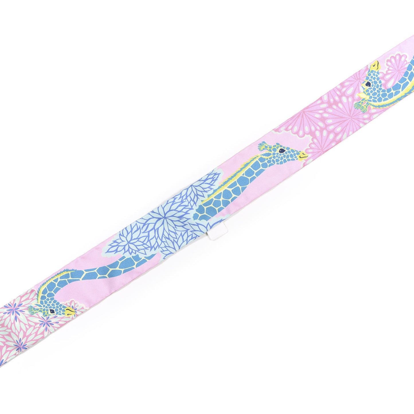 Silk Three Graces Twilly Rose Bonbon Canard