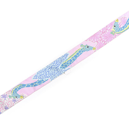 Hermes Silk Three Graces Twilly Rose Bonbon Canard 3 of 4