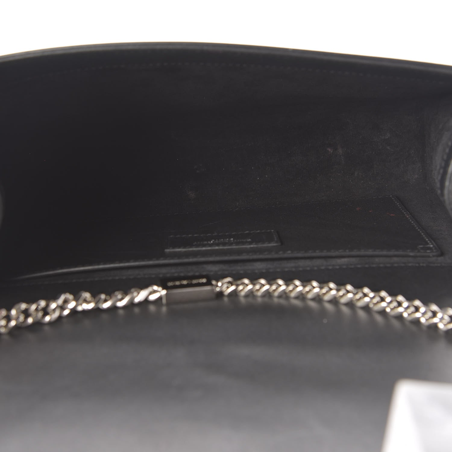 Saint Laurent Smooth Calfskin Medium Classic Monogram Kate Tassel Satchel Black 5 of 11