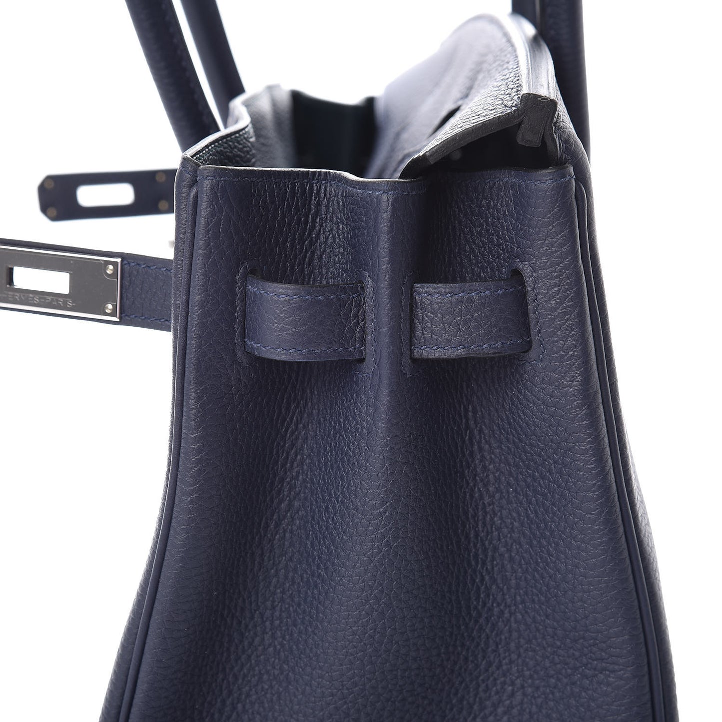 Togo Swift Officier Birkin 30 Bleu Nuit Vert Cypress