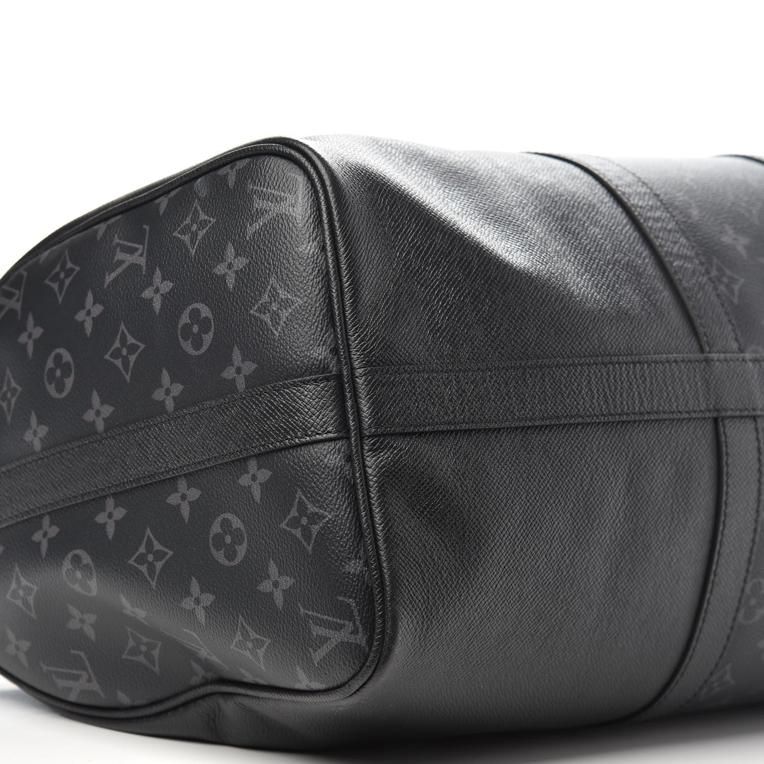 Louis Vuitton Taiga Monogram Eclipse Keepall Bandouliere 50 Black 7 of 9
