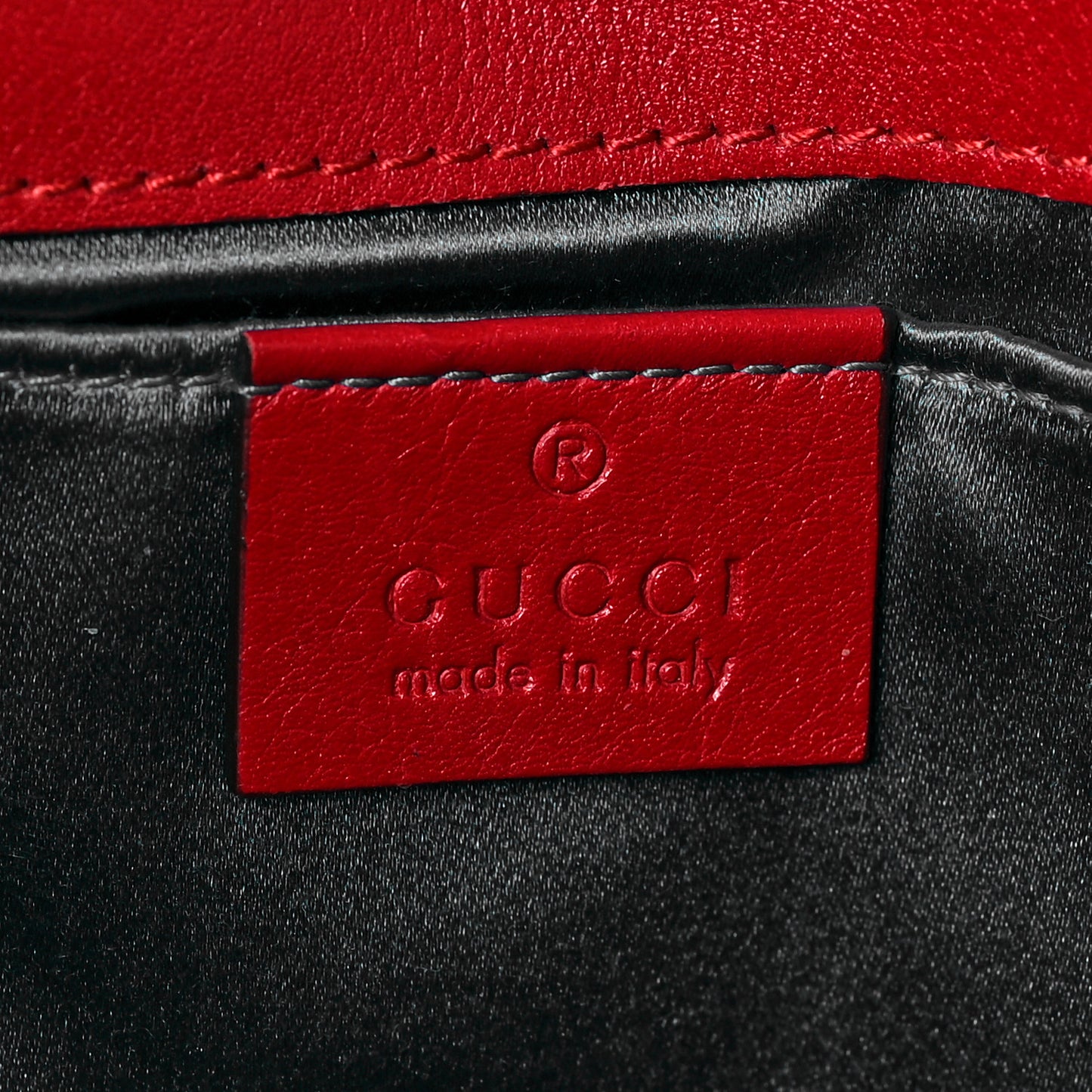 Velvet Matelasse Mini GG Marmont Shoulder Bag Hibiscus Red