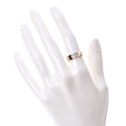 Hermes 18K Rose Gold Diamond PM H D'Ancre Ring 51 5.75 2 of 6