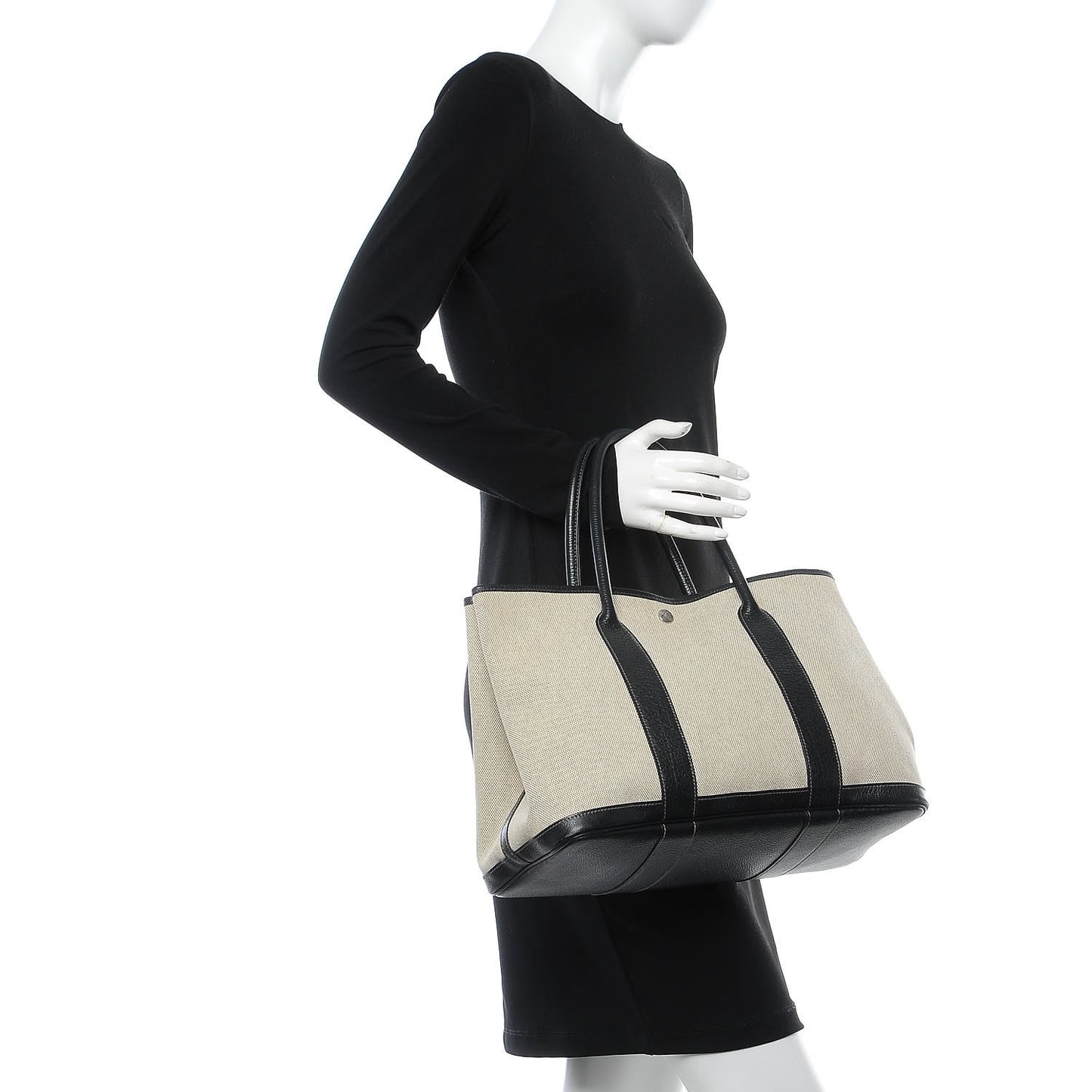 Buffle Skipper Toile Garden Party 36 MM Tote Black