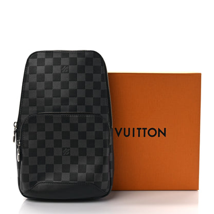 Louis Vuitton Damier Infini Avenue Sling Bag Astral Silver 8 of 8