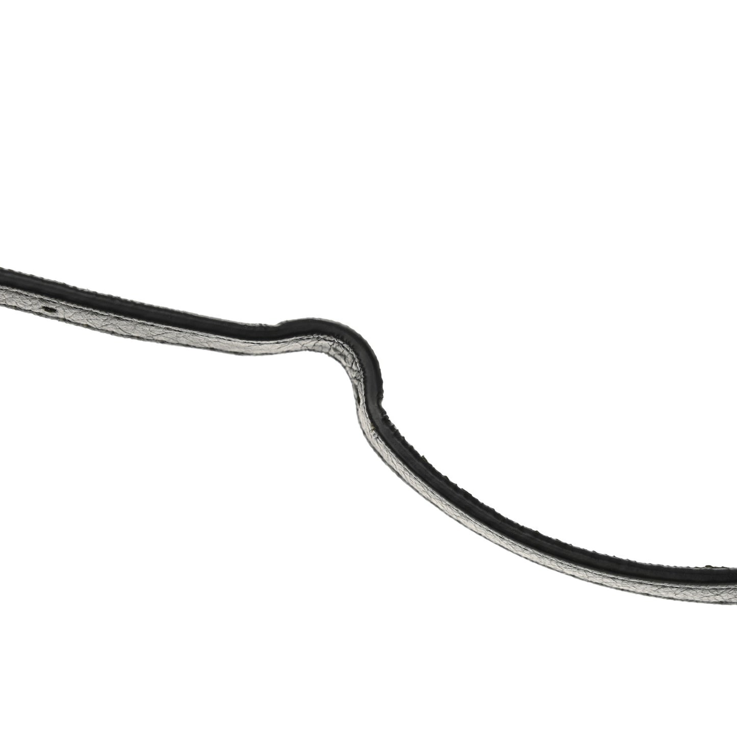 Grained Calfskin Drawstring Pouch Grey