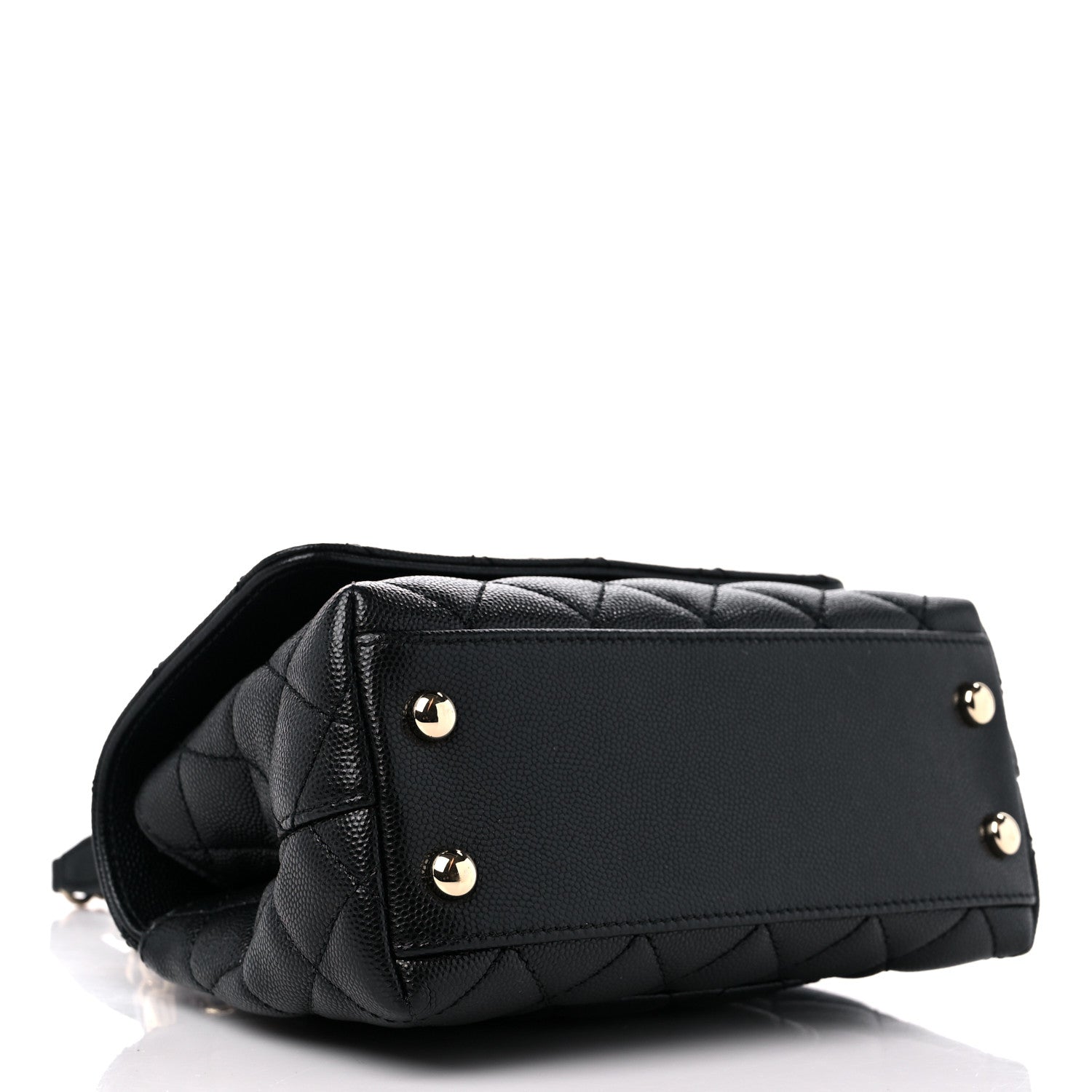 Chanel Caviar Quilted Extra Mini Coco Handle Flap Black 4 of 9