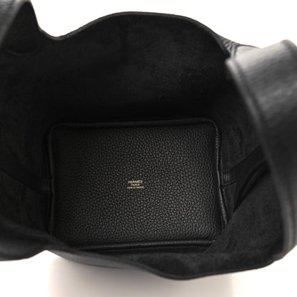 Hermes Taurillon Clemence Picotin Lock 18 PM Black 5 of 13