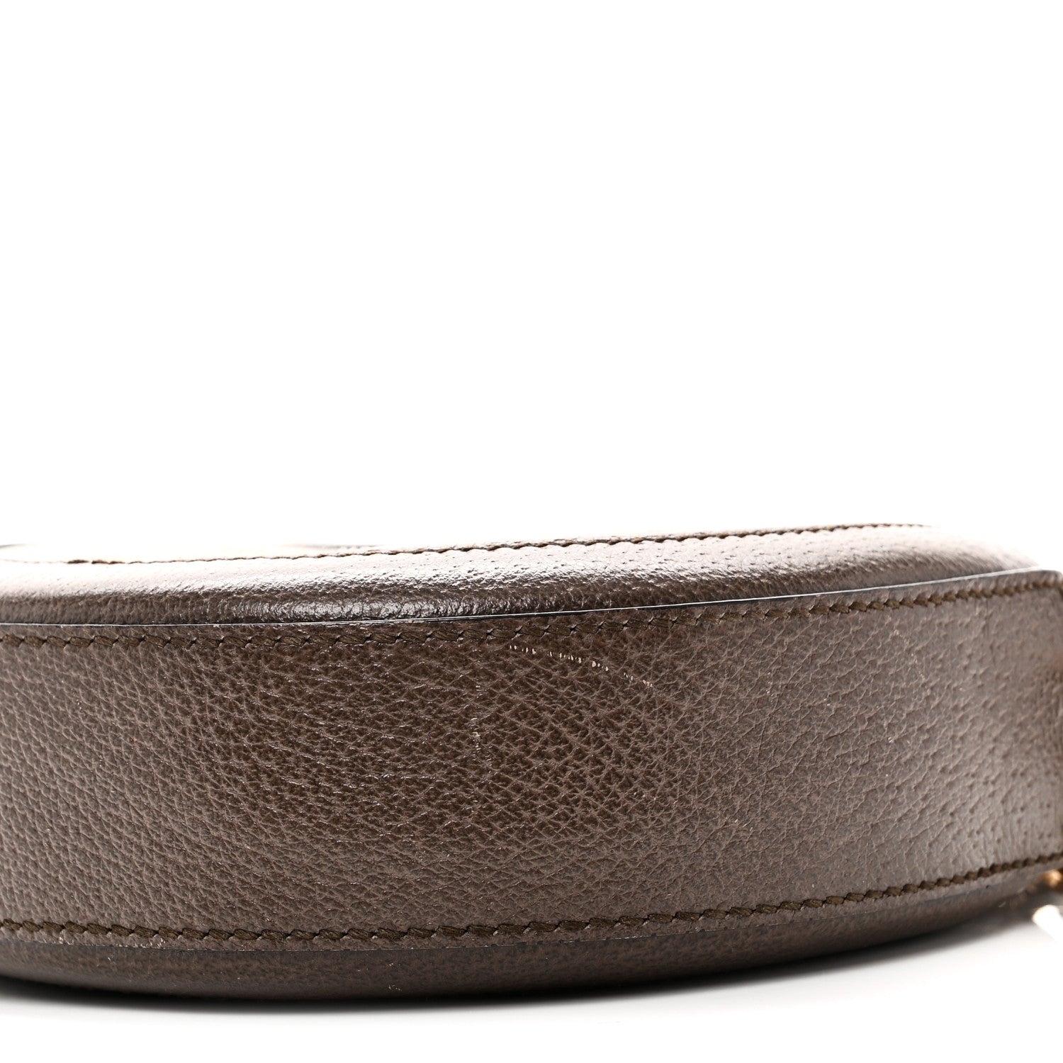 Gucci GG Supreme Monogram Web Mini Ophidia Round Shoulder Bag Brown 10 of 10