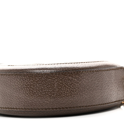 Gucci GG Supreme Monogram Web Mini Ophidia Round Shoulder Bag Brown 10 of 10