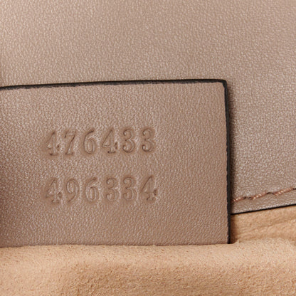 Gucci Calfskin Matelasse Super Mini GG Marmont Shoulder Bag Porcelain Rose 7 of 10