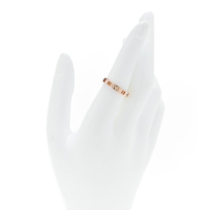 Tiffany 18K Rose Gold Diamond Atlas Pierced Ring 55 7.25 2 of 5
