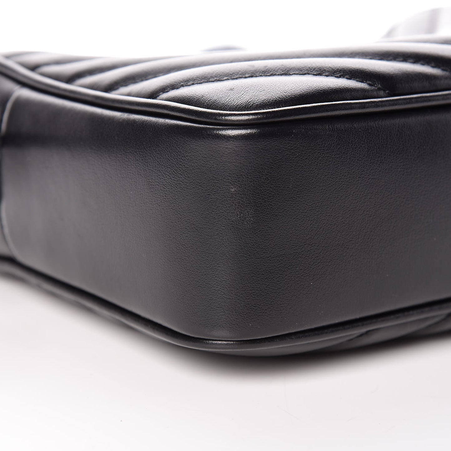 Calfskin Matelasse Monogram Lou Camera Bag Black