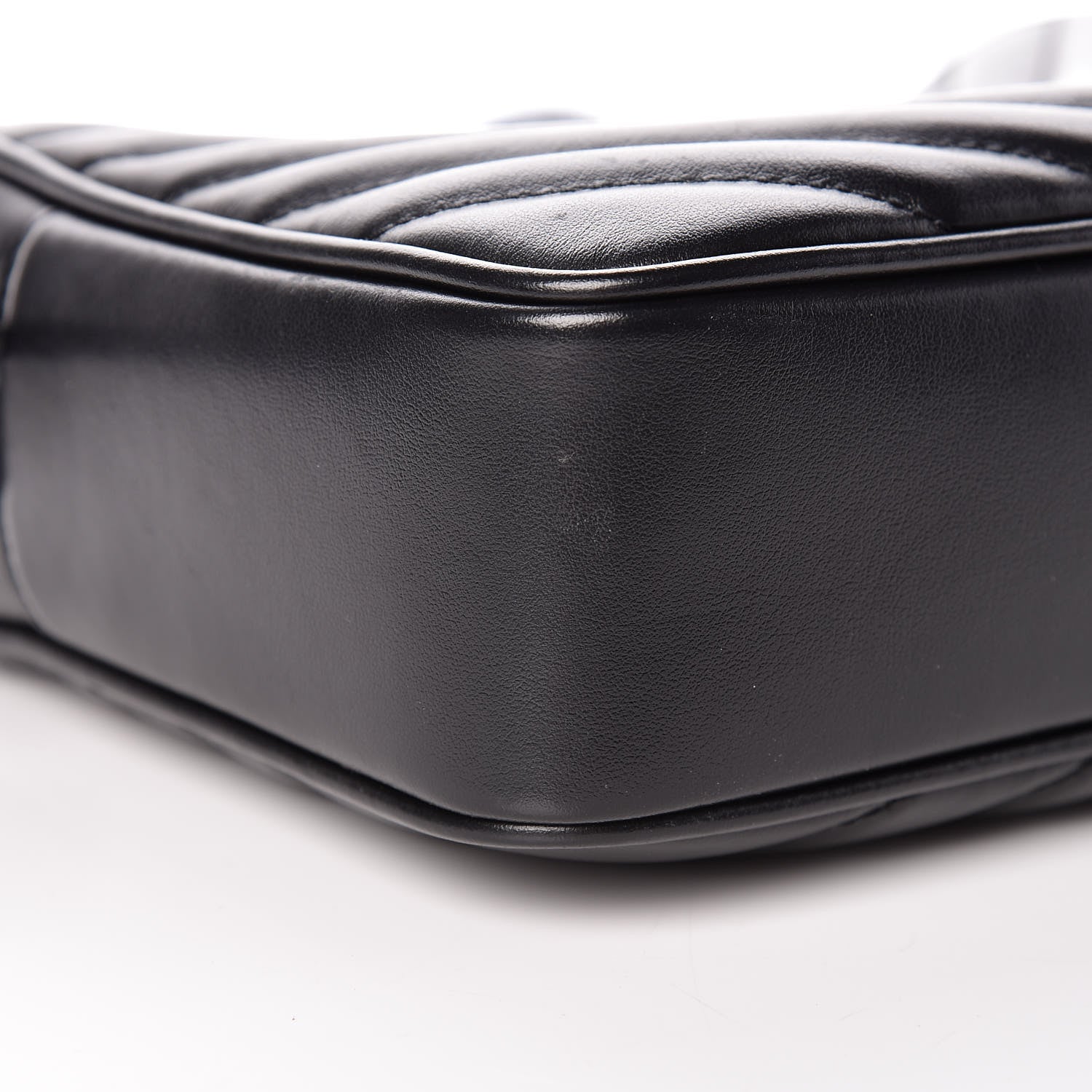 Saint Laurent Calfskin Matelasse Monogram Lou Camera Bag Black 5 of 12