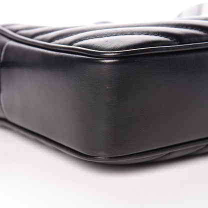 Saint Laurent Calfskin Matelasse Monogram Lou Camera Bag Black 5 of 12