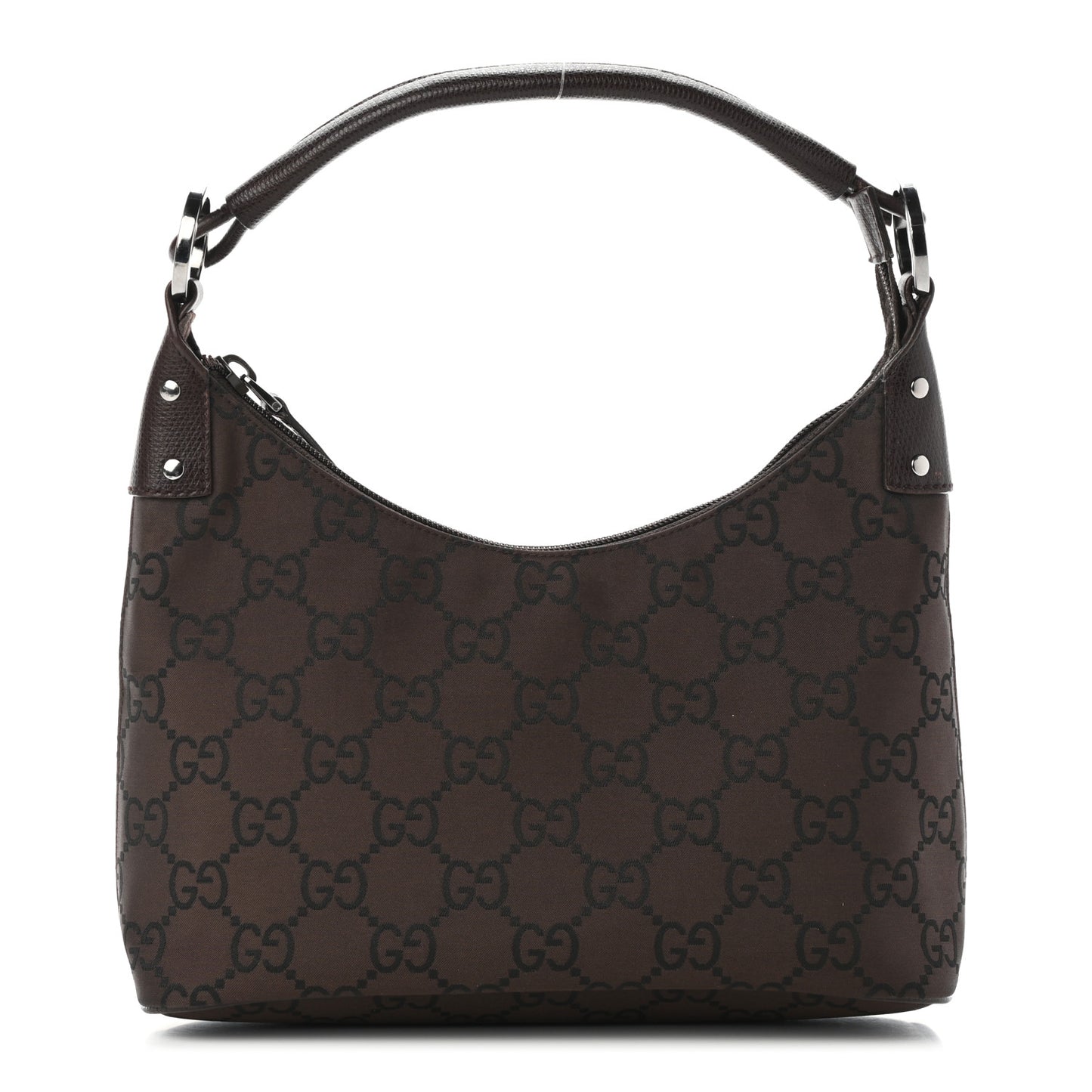 Monogram Classic Ring Small Hobo Brown