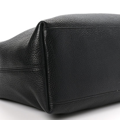 Gucci Pebbled Calfskin Medium Soho Chain Shoulder Bag Black 9 of 10