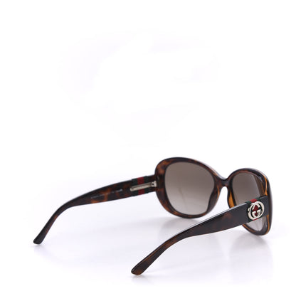 Gucci Optyl Frame Web Oversized Contrast Sunglasses 3644/S Tortoiseshell 4 of 8