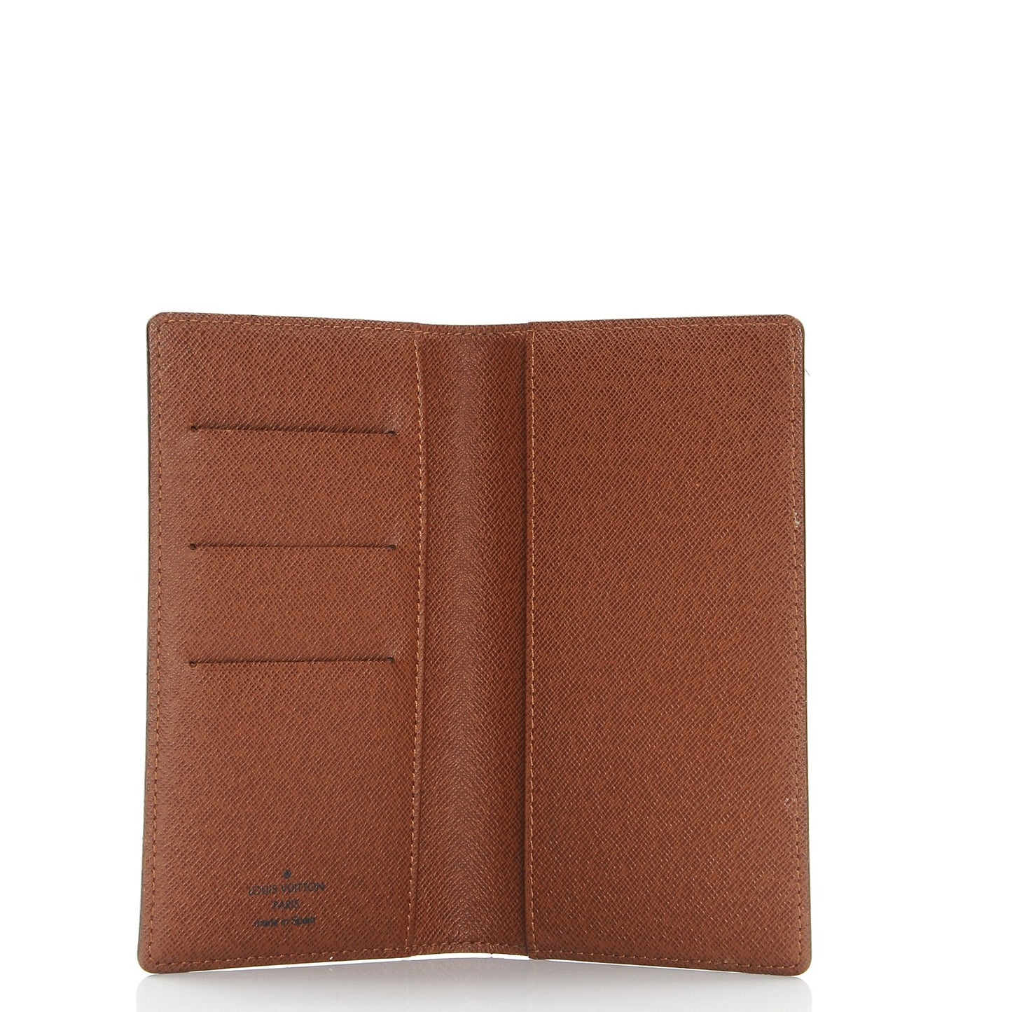 Monogram Checkbook Holder Wallet