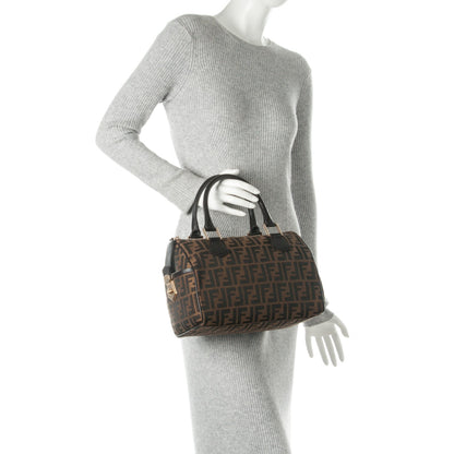 Fendi Zucca Cuoio Lucido Medium Chef Boston Tobacco Moro 2 of 10