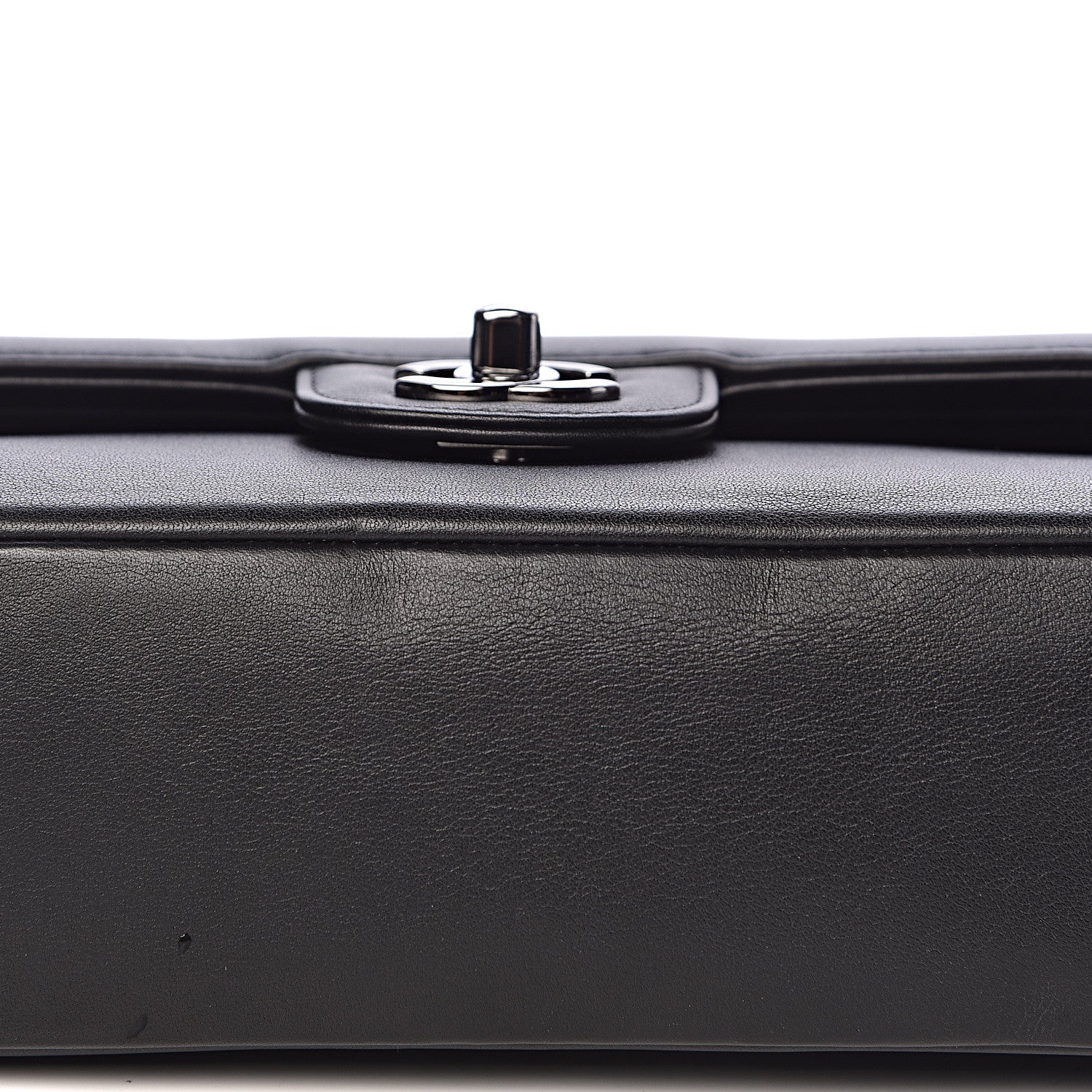 Chanel Calfskin Medium Classic Pure Double Flap Black 11 of 20