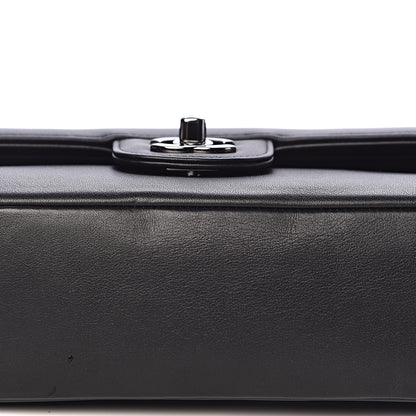 Chanel Calfskin Medium Classic Pure Double Flap Black 11 of 20
