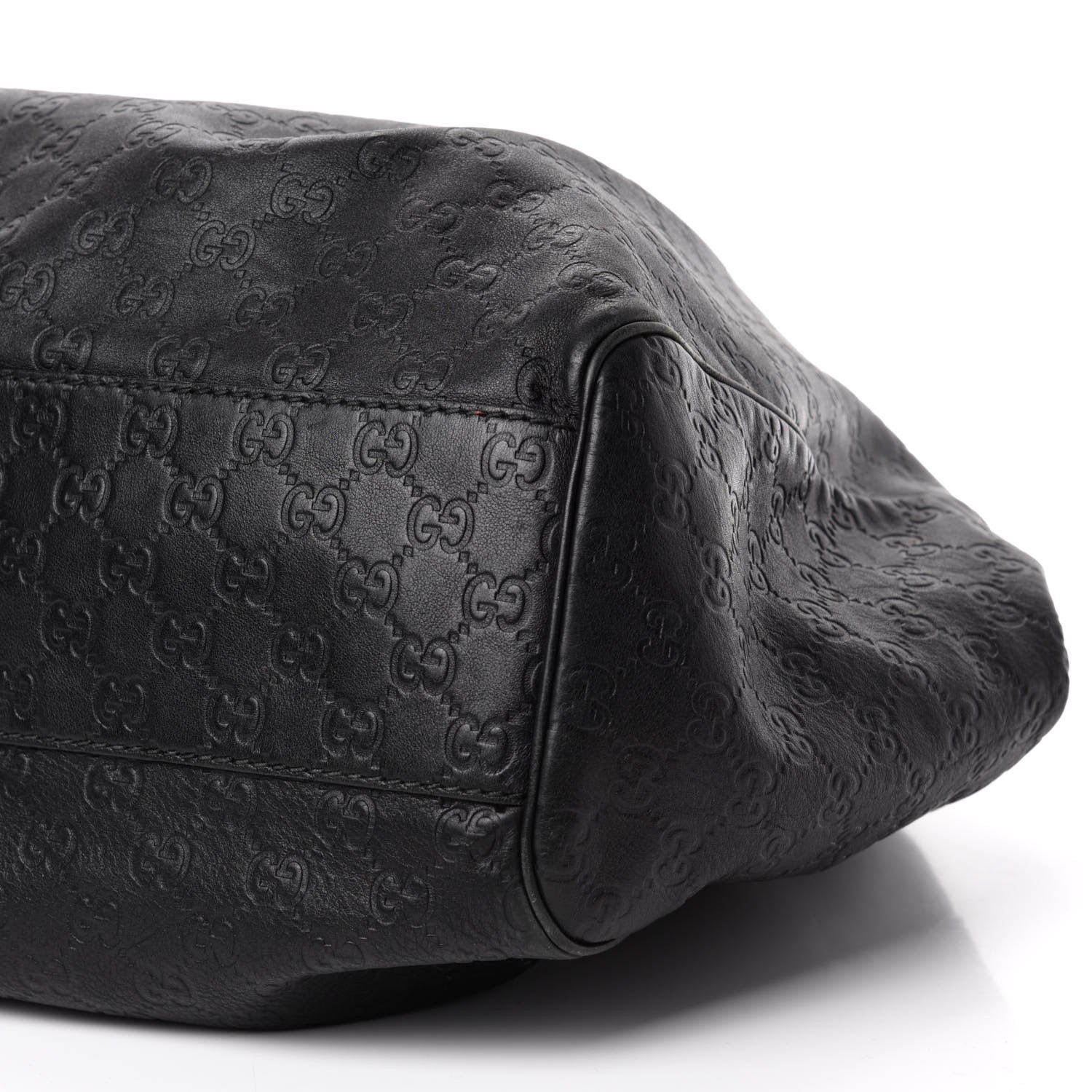 Gucci Guccissima Large Sukey Tote Black 7 of 17