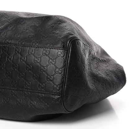 Gucci Guccissima Large Sukey Tote Black 7 of 17