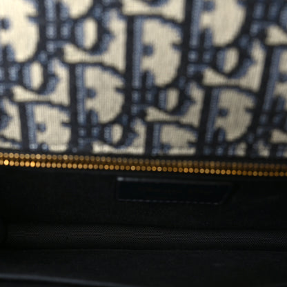 Christian Dior Oblique 30 Montaigne Flap Bag Blue 5 of 10