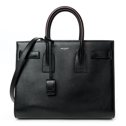 Saint Laurent Grained Calfskin Small Sac De Jour Black 1 of 11