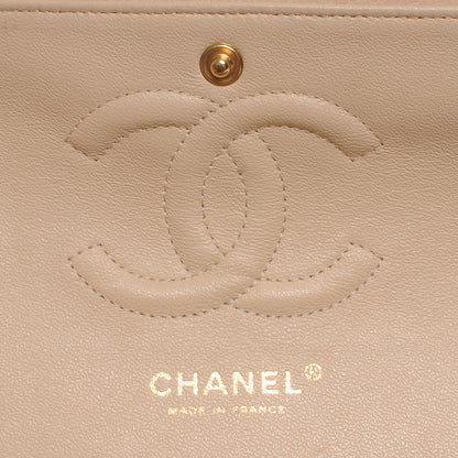 Chanel Caviar Quilted Medium Double Flap Beige Clair 6 of 8