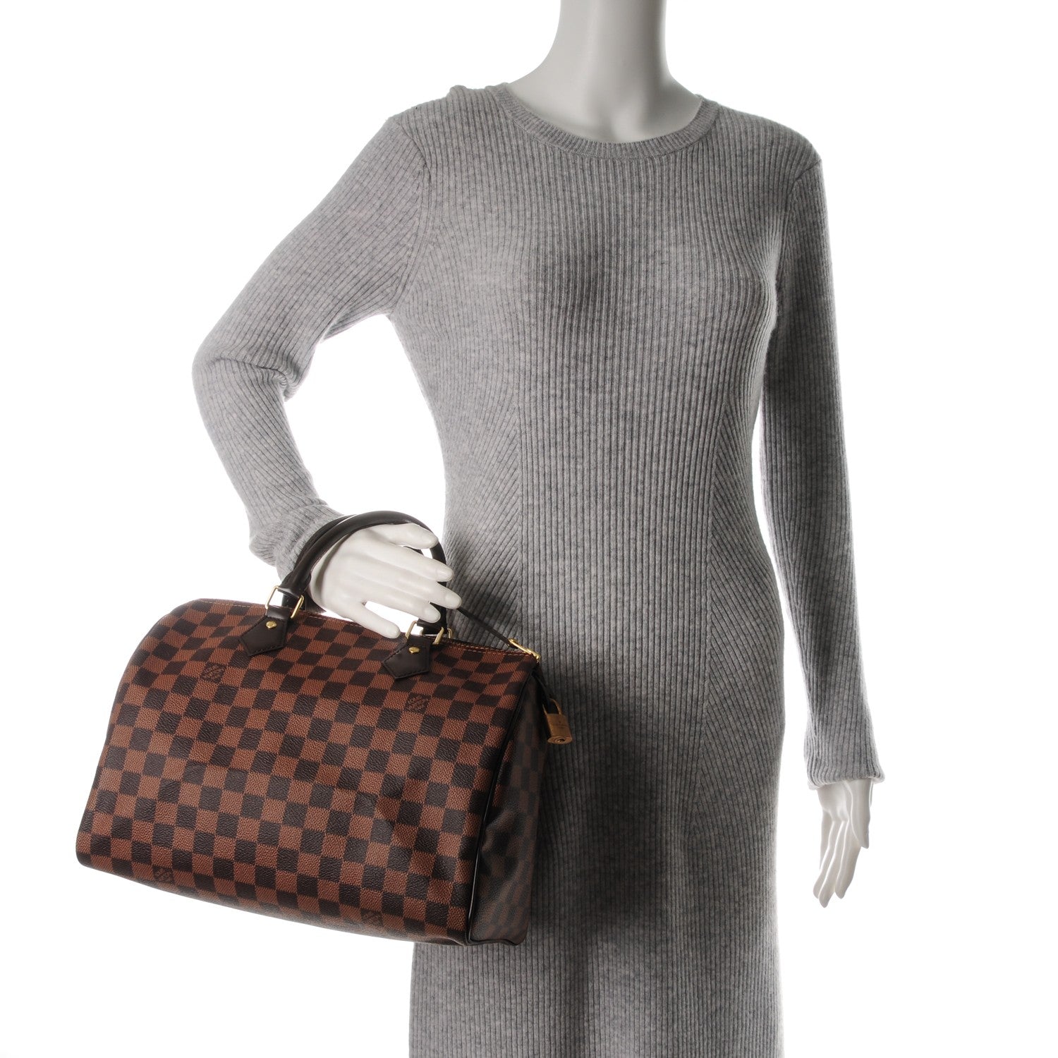 Louis Vuitton Damier Ebene Speedy 30 3 of 8