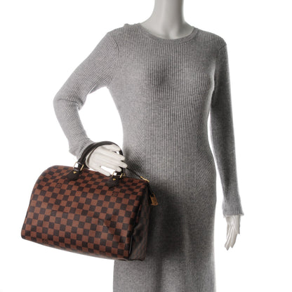 Louis Vuitton Damier Ebene Speedy 30 3 of 8
