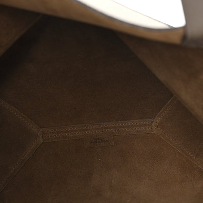 Loewe Grained Calfskin Medium Puzzle Fold Tote Taupe 5 of 9