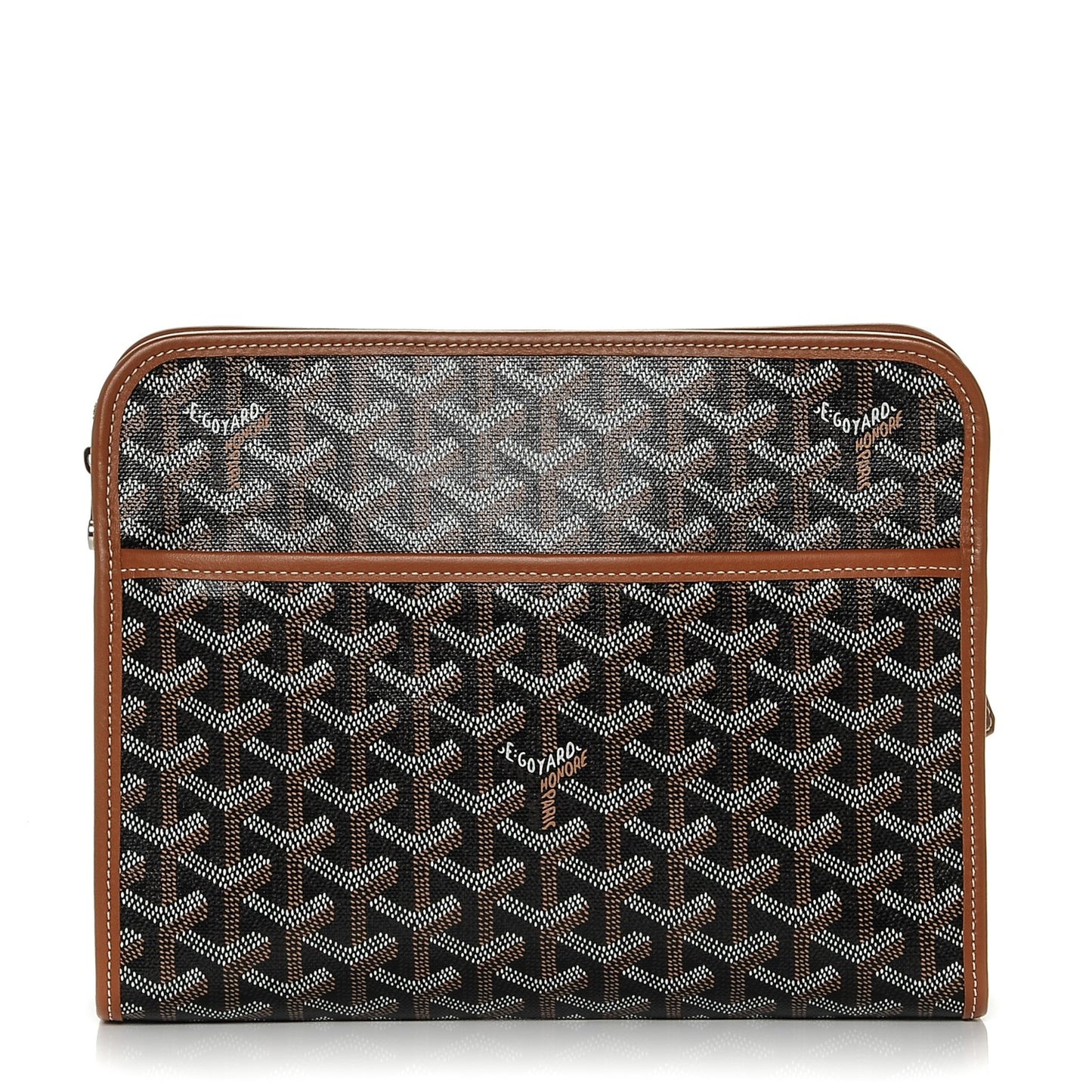 Goyardine Jouvence MM Toiletry Pouch Black Gold