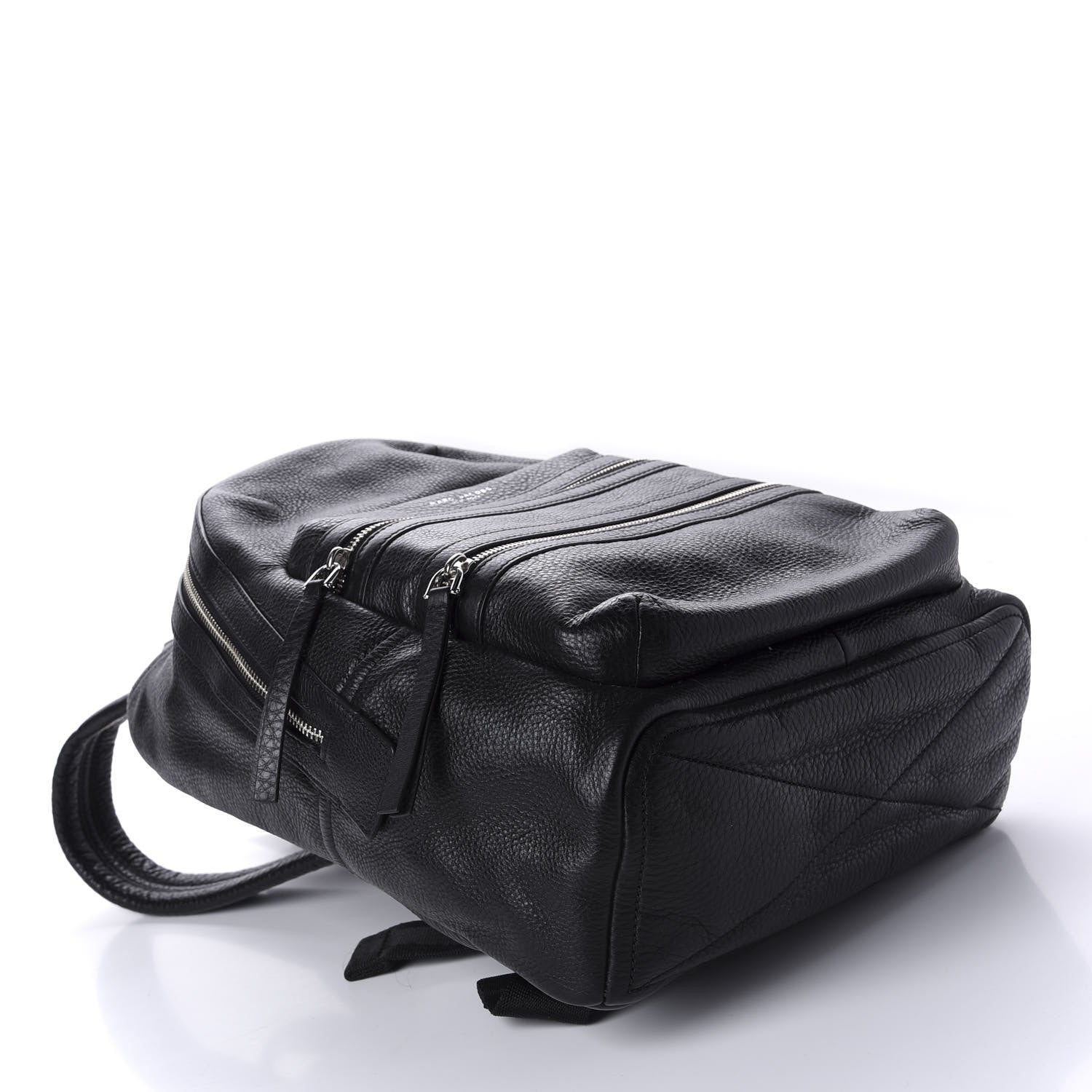 Marc Jacobs Pebbled Calfskin Biker Backpack Black 3 of 8