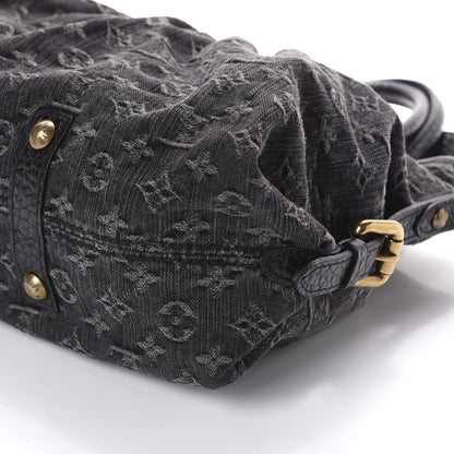 Louis Vuitton Denim Neo Cabby MM Black 10 of 10